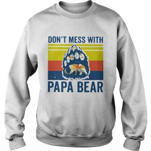 Dont Mess With Papa Bear Vintage shirt 2