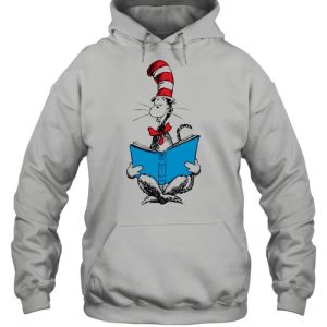 Dr Seuss Reading Cat Shirt 3