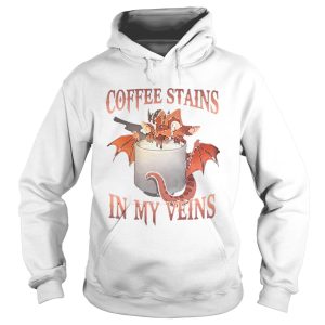 Dragon coffee stains in my veins shirt 1