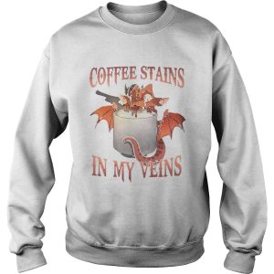 Dragon coffee stains in my veins shirt 2