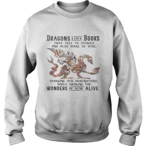 Dragons Love Books While Sharing The Wonders Of Being Alive shirt 2