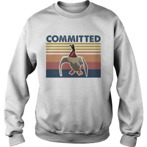 Duck committed vintage retro shirt 2