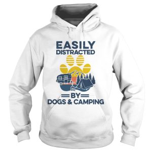 Easily Distracted By Dogs And Campers Vintage shirt