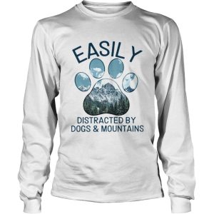 Easily Distracted By Dogs And Mountains shirt 2