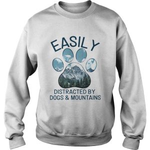 Easily Distracted By Dogs And Mountains shirt 3