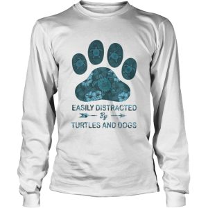 Easily Distracted By Turtles And Dogs shirt 2