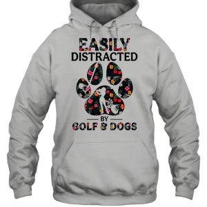 Easily distracted by solf and dogs shirt 3