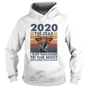 Elephant 2020 The year I Got Engaged To The Most Amazing Classic shirt 1