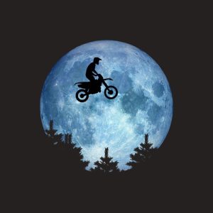 Extraterrestrial motorbike T shirt 2