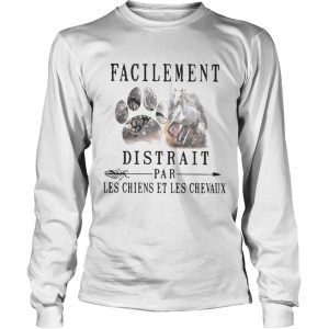 Facilement distrait par les chiens et les chevaux shirt 2