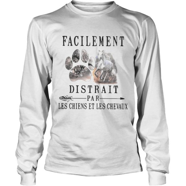 Facilement distrait par les chiens et les chevaux shirt