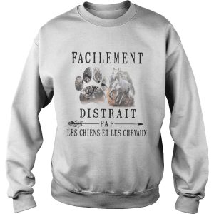 Facilement distrait par les chiens et les chevaux shirt 3