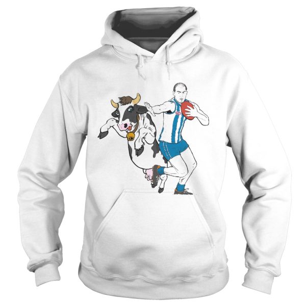 Farm hero cow and football player shirt