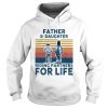 Father and daughter riding horse partners for life vintage retro shirt