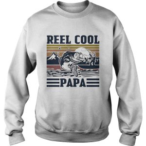 Fathers Day Reel Cool Papa Fishing Vintage shirt 2