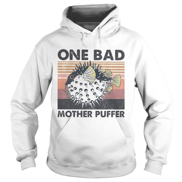 Fish one bad mother puffer vintage shirt