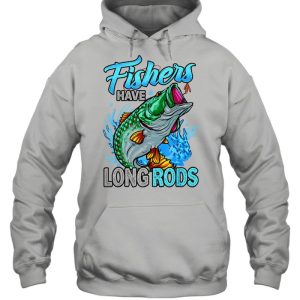 Fishers have long Rods Bass Fishing For Fisherman shirt 3