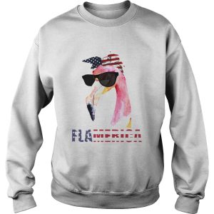 Flamingo flamerica america 4th of july independence day shirt