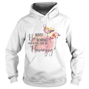 Flamingo why be boring when you can be llamazing shirt 1