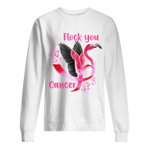 Flock You Cancer Flamingo Breast Cancer Awareness T Shirt 2