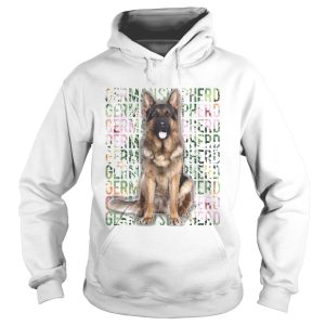 Flower german shepherd Alsace shirt