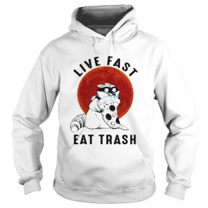 Fox Live Fast Eat Trash Vintage shirt 1