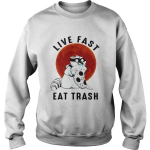 Fox Live Fast Eat Trash Vintage shirt 2