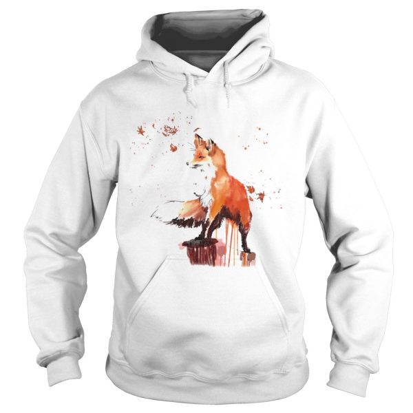 Fox Watercolor shirt