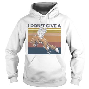 Foxwings i dont give a vintage retro shirt 1