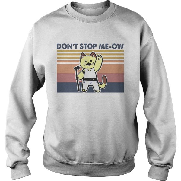 Freddie mercury cat dont stop meow vintage retro shirt