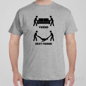 Friend vs Best friend T shirt 1