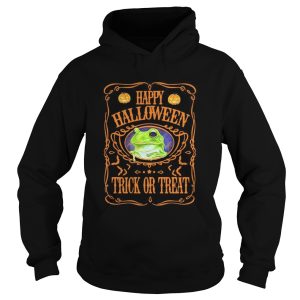 Frog Happy Halloween Trick Or Treat shirt 1