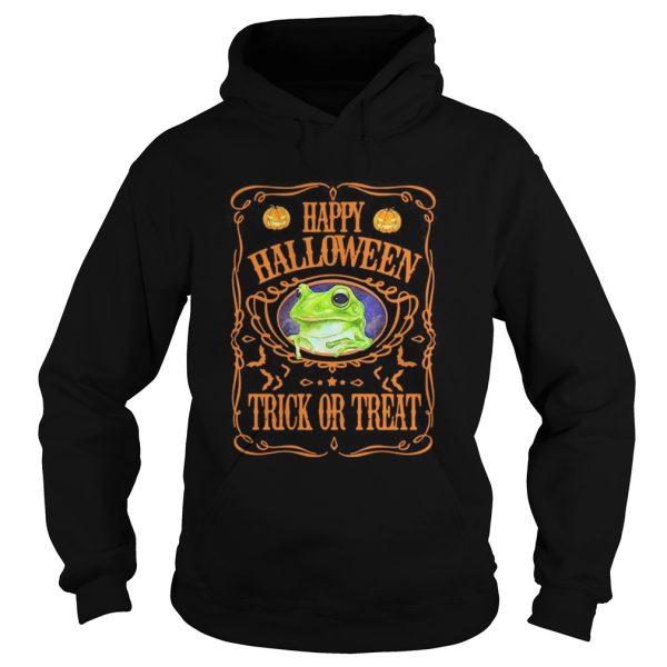 Frog Happy Halloween Trick Or Treat shirt