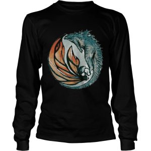 GODZILLA KING AND QUEEN YIN AND YANG shirt