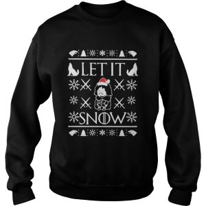 Game of Thrones Jon Snow Let It Snow Ugly Christmas shirt 3