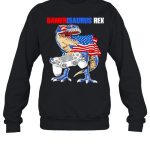 Gamersaurus Rex American Flag shirt