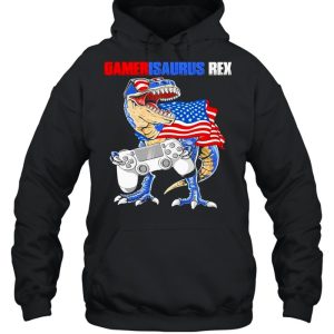 Gamersaurus Rex American Flag shirt 3