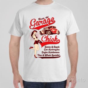 Garage Chick T shirt 1