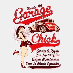 Garage Chick T shirt 2