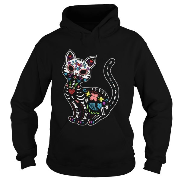 Gatos Sugar Skull Kitty shirt