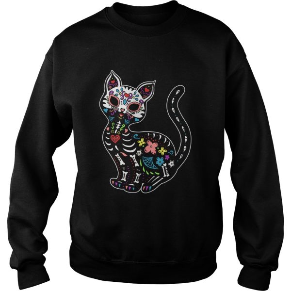 Gatos Sugar Skull Kitty shirt