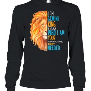 Gemini King Zodiac Astrology Birthday Lion Slogan Saying Classic shirt 1