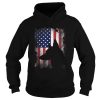 German Shepherd American Flag USA shirt