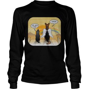 German Shepherd Angel They Still Talk About You I Know shirt 2