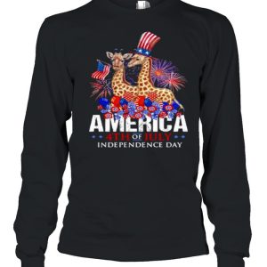 Giraffe America 4th Of July Independence Day shirt