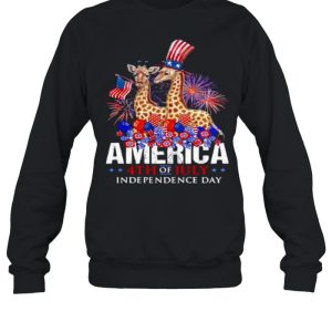 Giraffe America 4th Of July Independence Day shirt