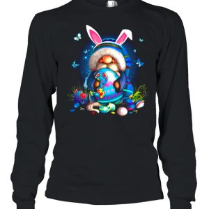 Gnome Hug Autism Cancer And Eggs Happy Easter Day shirt