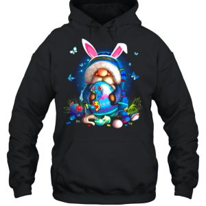 Gnome Hug Autism Cancer And Eggs Happy Easter Day shirt 3