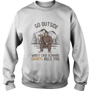 Go Outside Worst Case Scenario Darryl Kills You Bigfoot shirt 2