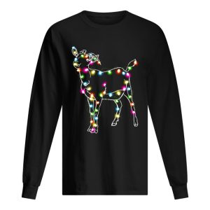 Goat Christmas lights shirt